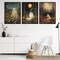 3 Pack Halloween Ghost 5D Diamond Painting Kits for Adults – Full Round Drill DIY Crystal Gem Art Set for Beginners, Halloween Wall Decor Craft Kits 12x16 Inch